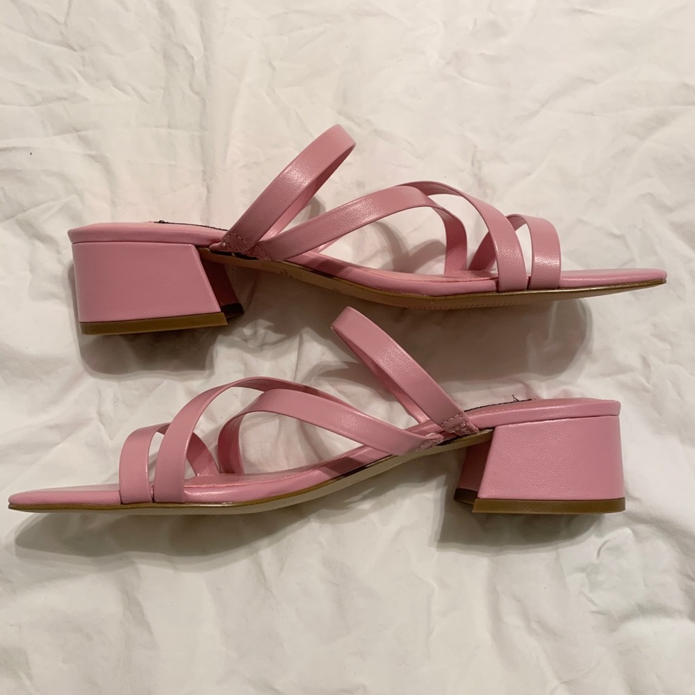 Pink sandals